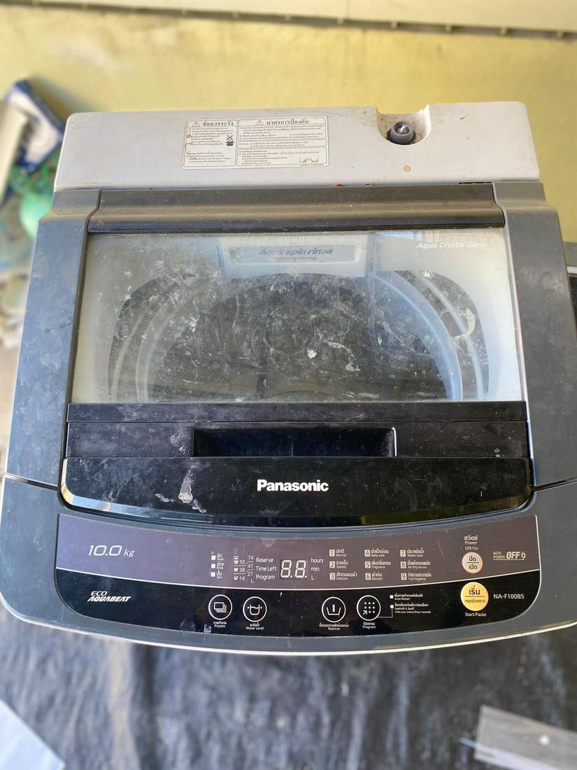 ถอดล้างเครื่องซักผ้าฝาบน Panasonic 17 มกราคม 2568 ภาพก่อนล้าง ลำดับที่ 12