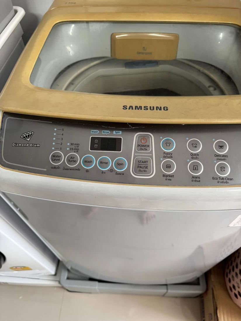 ถอดล้างเครื่องซักผ้า 2 เครื่อง ฝาหน้า Hitachi และฝาบน Samsung 10 กุมภาพันธ์ 2568 ภาพก่อนล้าง ลำดับที่ 12