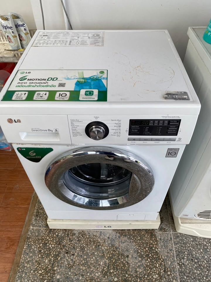 ถอดล้างเครื่องซักผ้าฝาหน้า LG 10 กรกฎาคม 2569 ภาพหลังล้าง ลำดับที่ 9