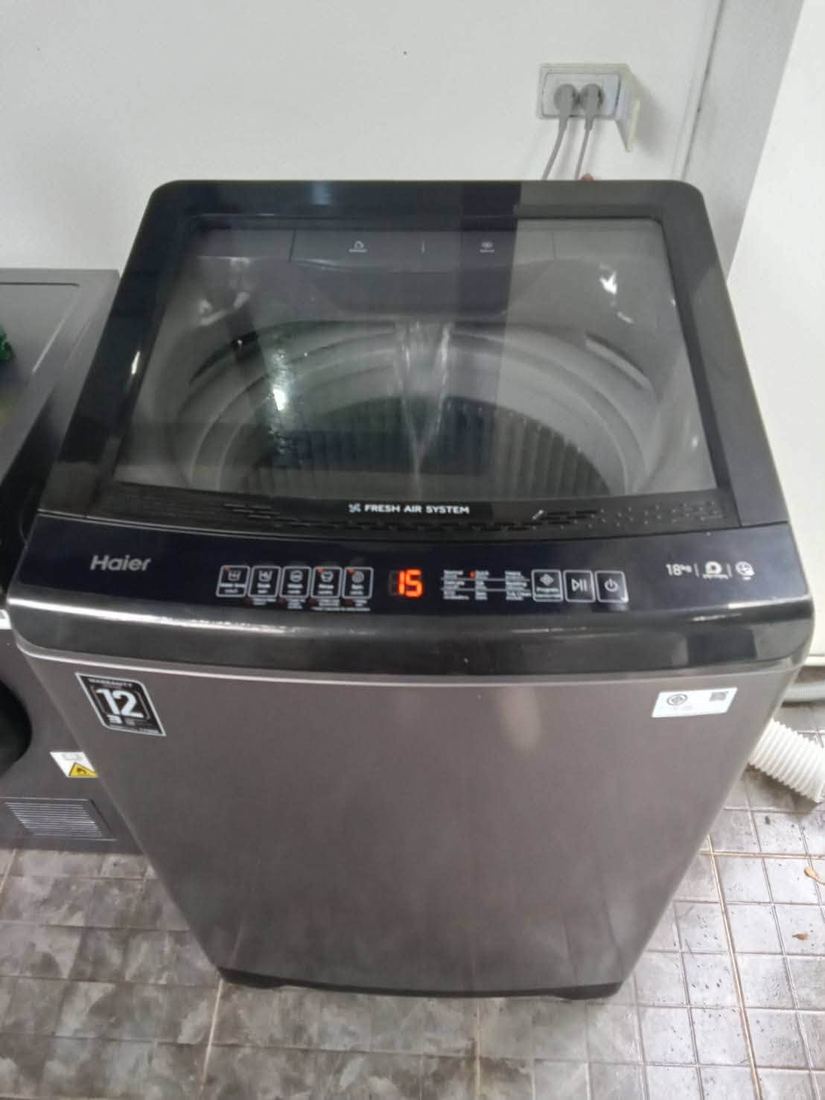 ถอดล้างเครื่องซักผ้าฝาบน Haier 24 สิงหาคม 2569 ภาพก่อนล้าง ลำดับที่ 7